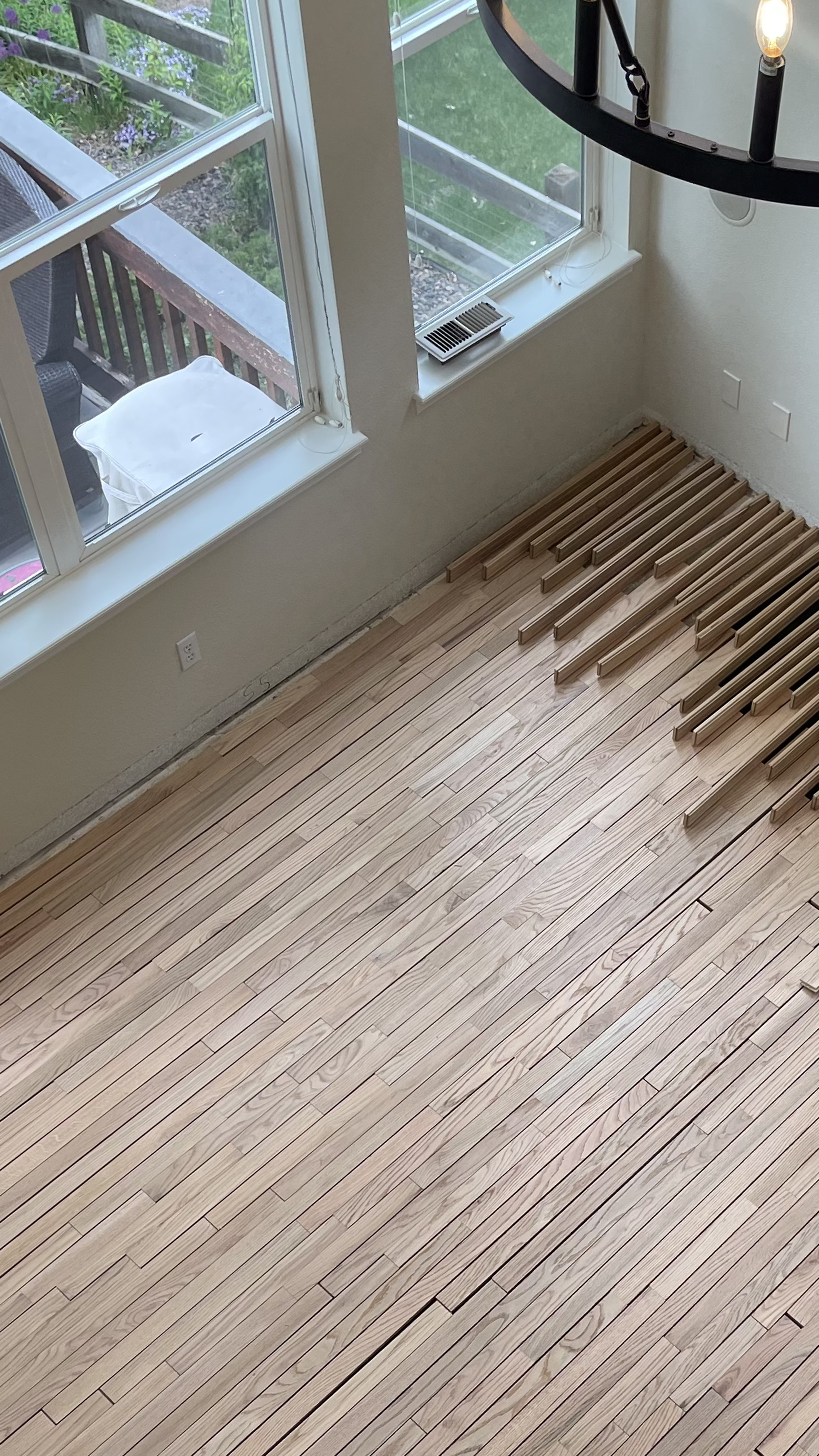Room before new flooring